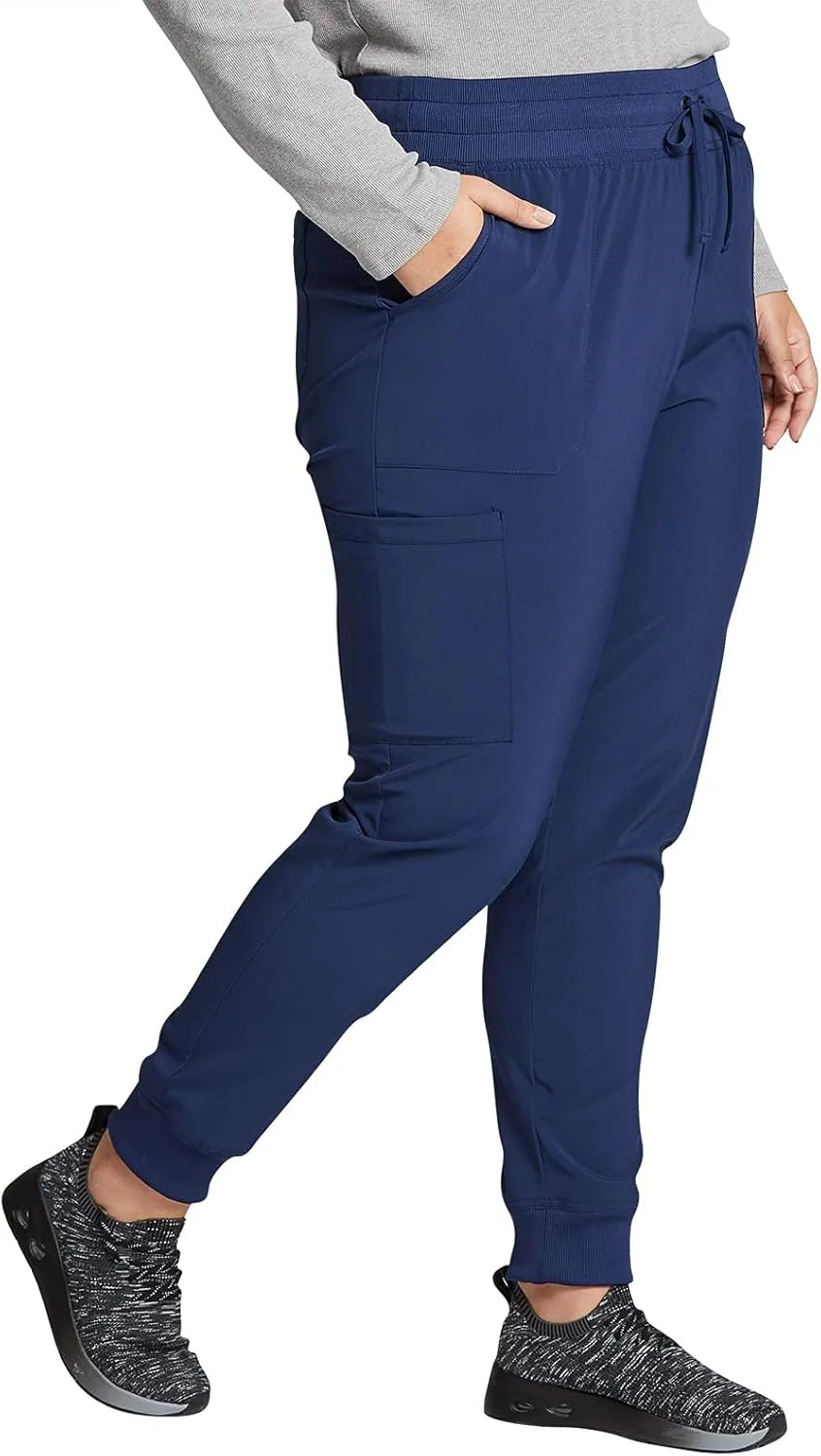 EDS Essentials Jogger Scrubs for Women, Drawstring Scrub Pants DK065