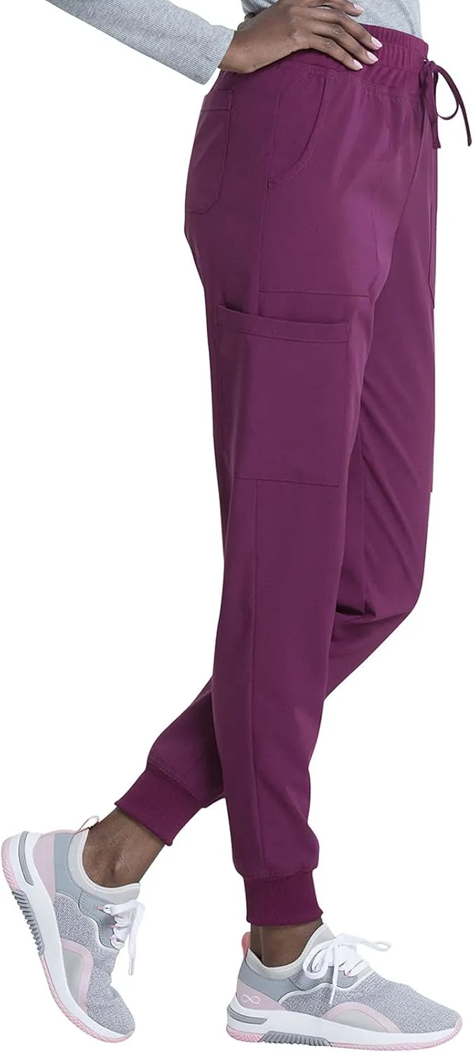 EDS Essentials Jogger Scrubs for Women, Drawstring Scrub Pants DK065