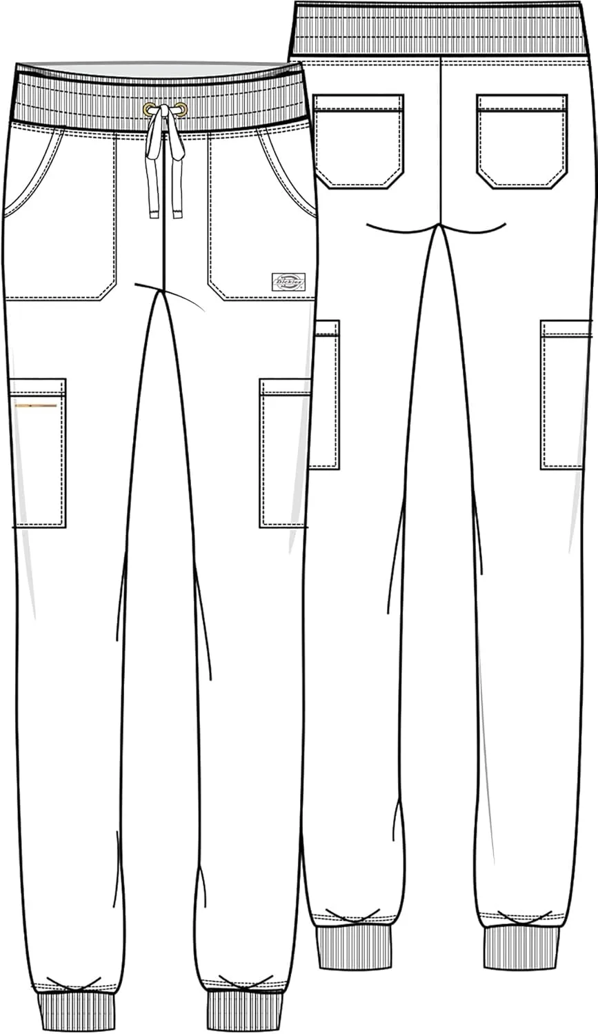 EDS Essentials Jogger Scrubs for Women, Drawstring Scrub Pants DK065