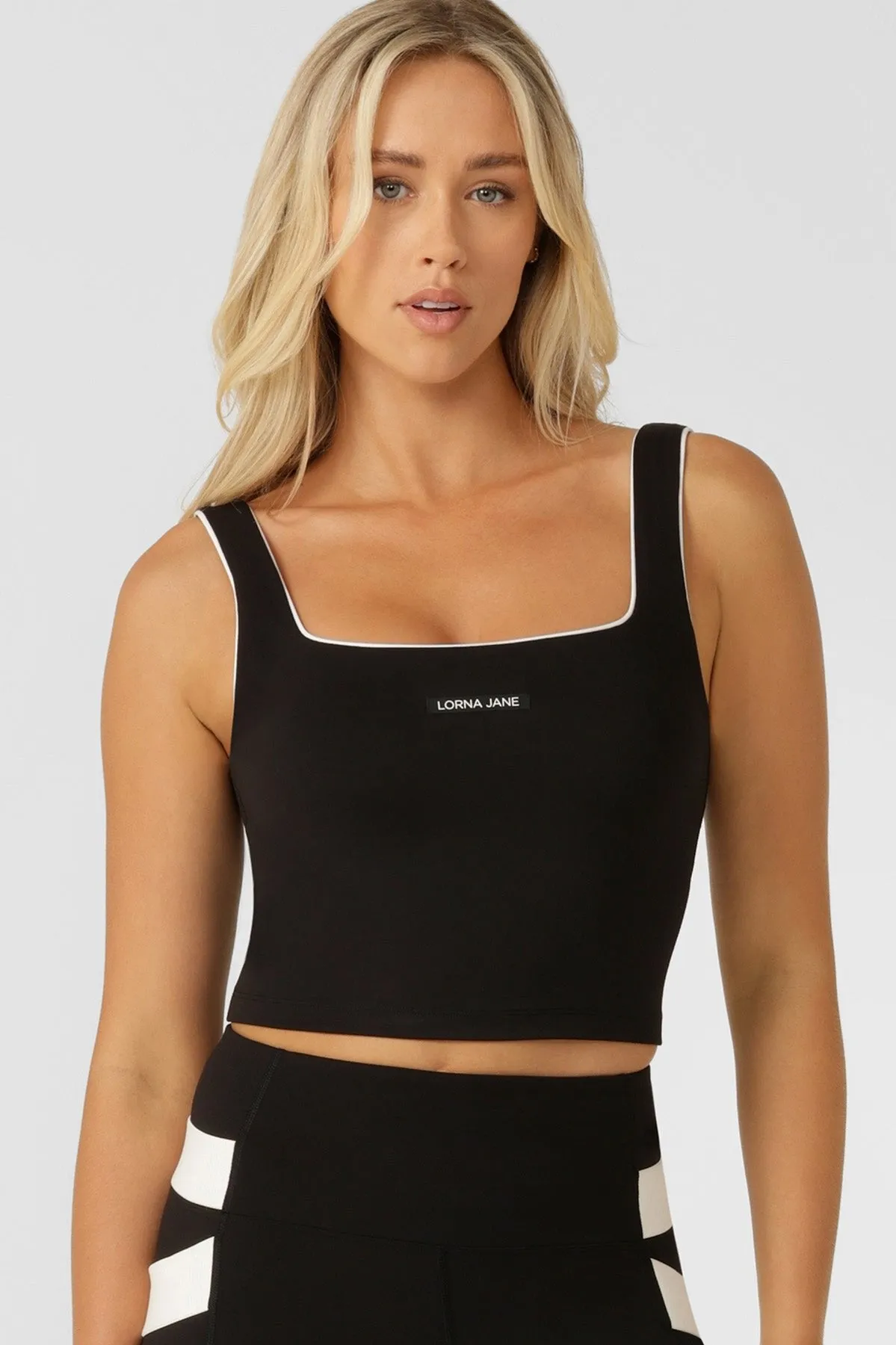 Effortless Bra Tank Combo | Black