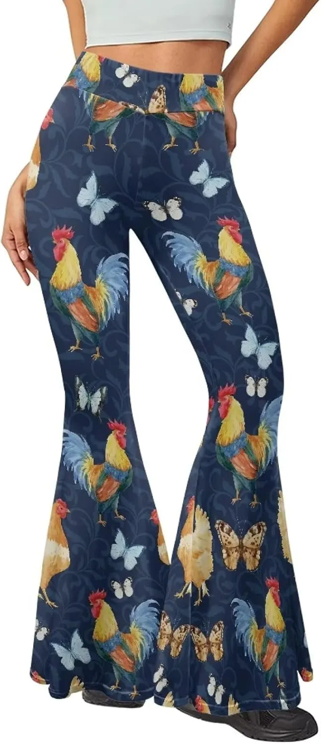 Flare Yoga Pants, High Waist Dress Pants for Women Long Flare Leggings, Bootcut Workout Pants