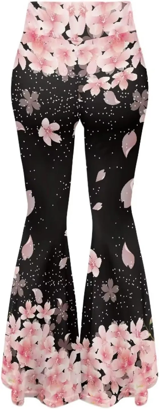 Flare Yoga Pants, High Waist Dress Pants for Women Long Flare Leggings, Bootcut Workout Pants