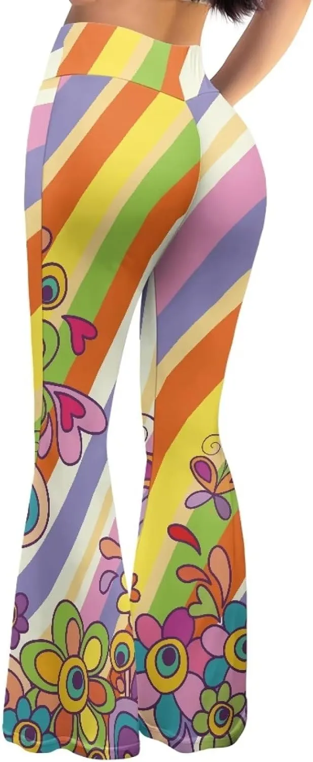 Flare Yoga Pants, High Waist Dress Pants for Women Long Flare Leggings, Bootcut Workout Pants