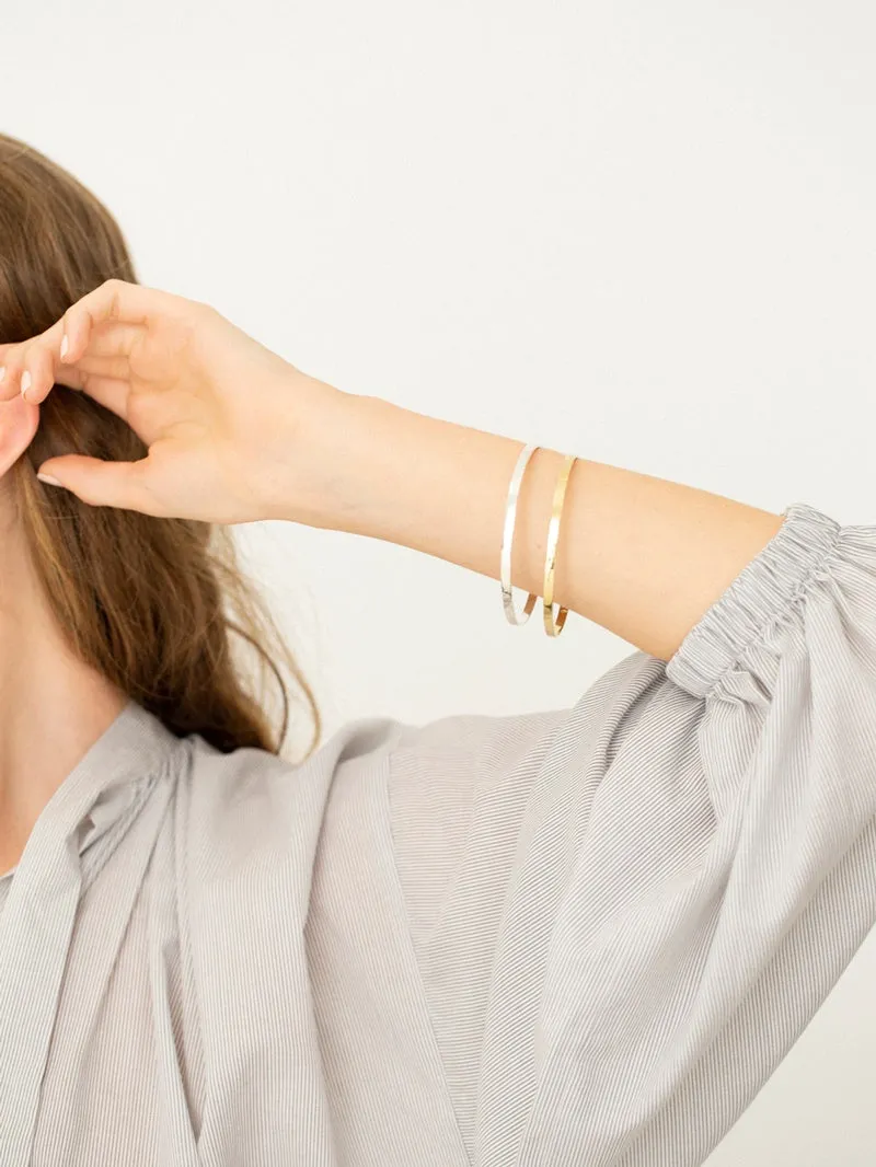 Flo Bangle | Sterling Silver