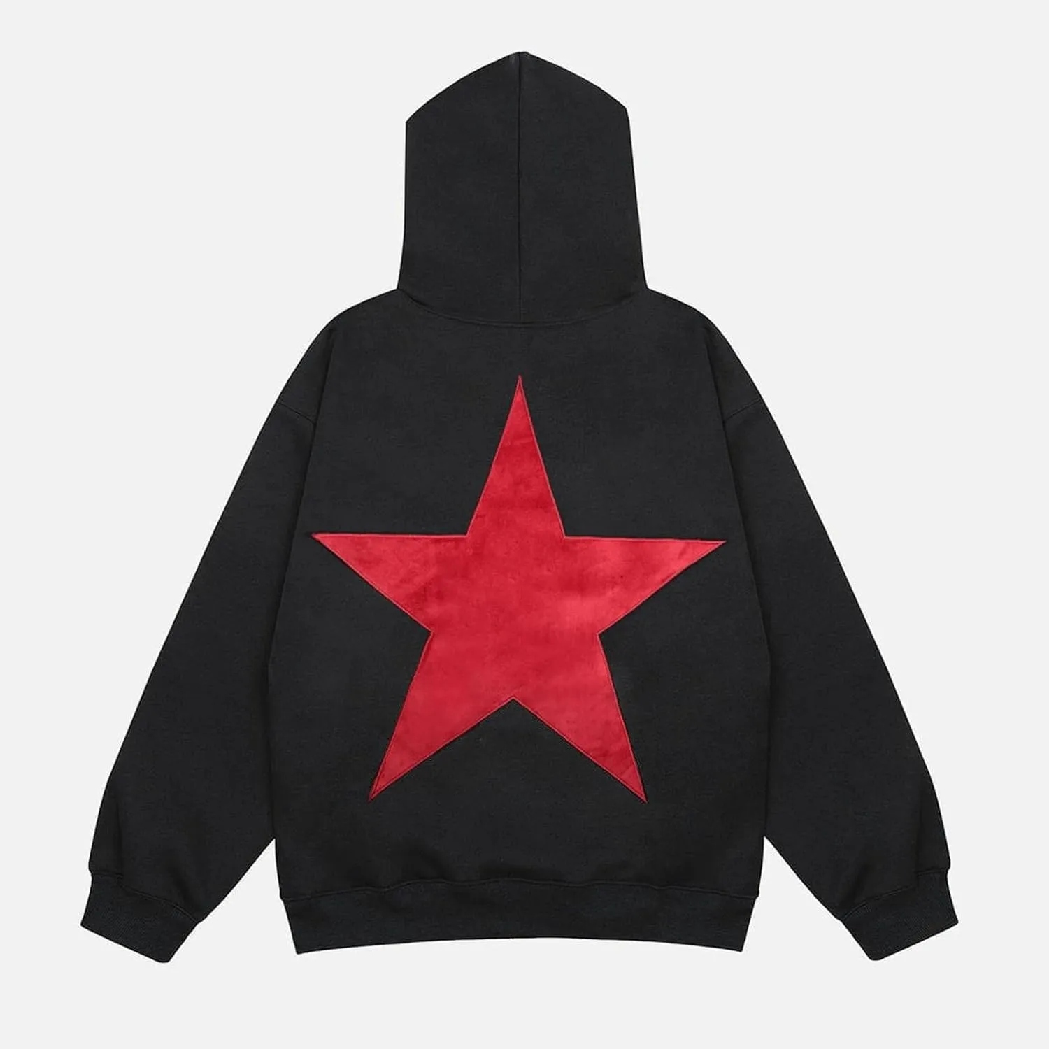 Giraropa Women Graphic Hoodies Y2K Star Print Oversized Hooded Sweatshirt Long Sleeve Pullover Fashion 90s Aesthetic Clothes