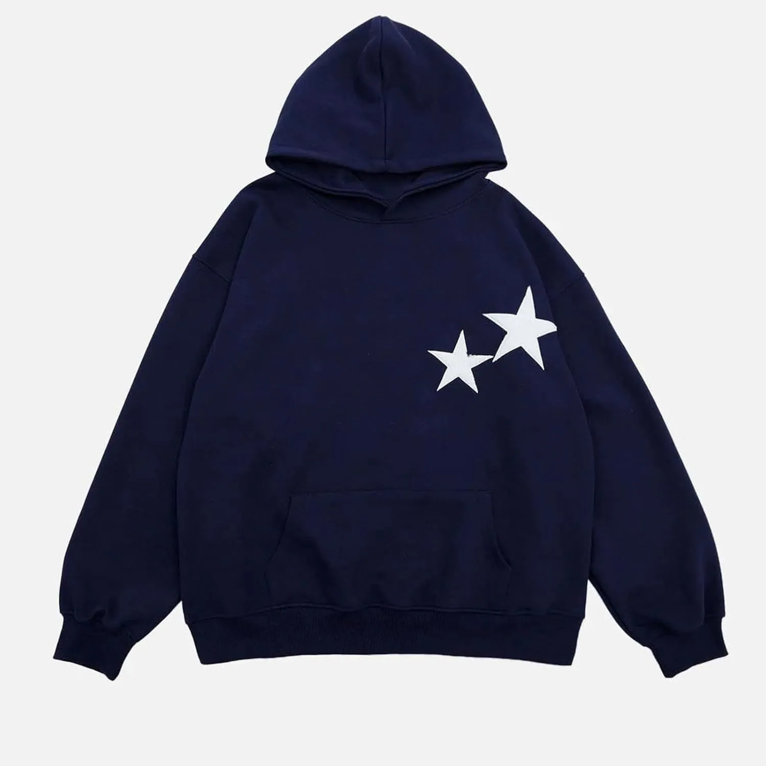 Giraropa Women Graphic Hoodies Y2K Star Print Oversized Hooded Sweatshirt Long Sleeve Pullover Fashion 90s Aesthetic Clothes