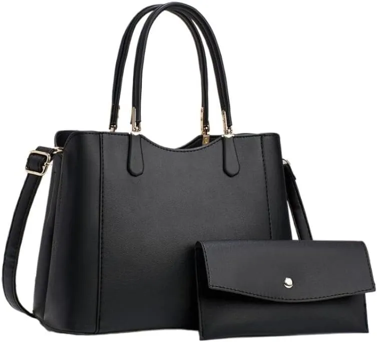 Handbag Women Large Capacity Lady Purse Tote Bag Cross-Body Bag Leisure Solid Color Shoulder Bag with Pocket