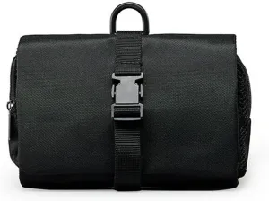 Hanging Toiletry Bag,Travel Toiletry Bag for Men,Waterproof Hanging Makeup Bag for Travel-Sized Shampoo, Conditioner, Toiletries Accessories, Makeup Accessories (Black)