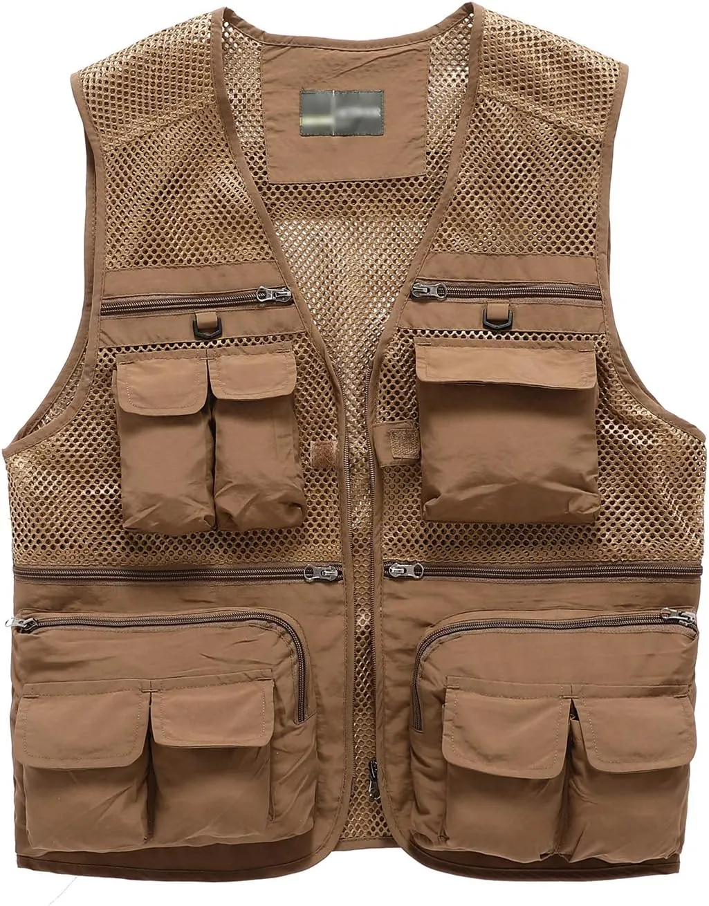 Hbufnha Fishing Vest Outdoor Work Vests Unisex Hunting Travel Photography Safari Multi Pockets