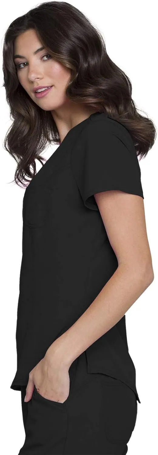 HeartSoul Break On Through Women Scrubs Top V-Neck HS710
