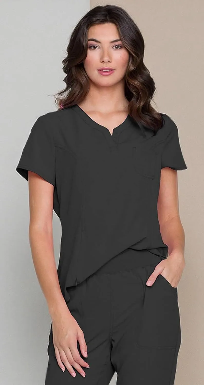 HeartSoul Break On Through Women Scrubs Top V-Neck HS710