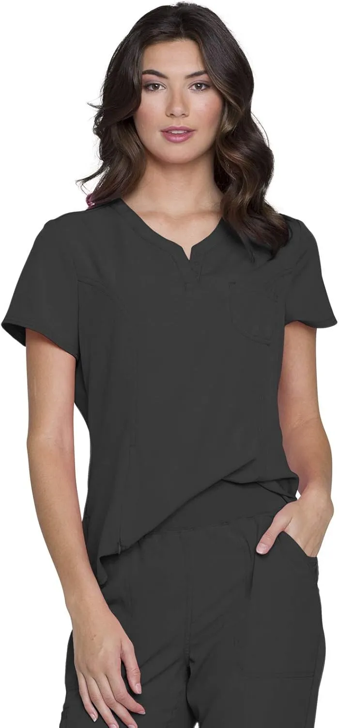HeartSoul Break On Through Women Scrubs Top V-Neck HS710