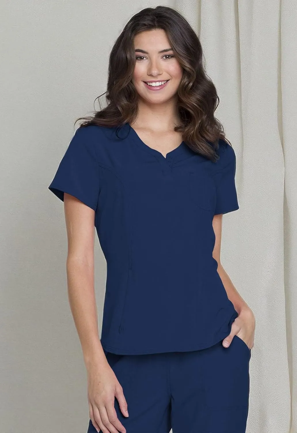 HeartSoul Break On Through Women Scrubs Top V-Neck HS710