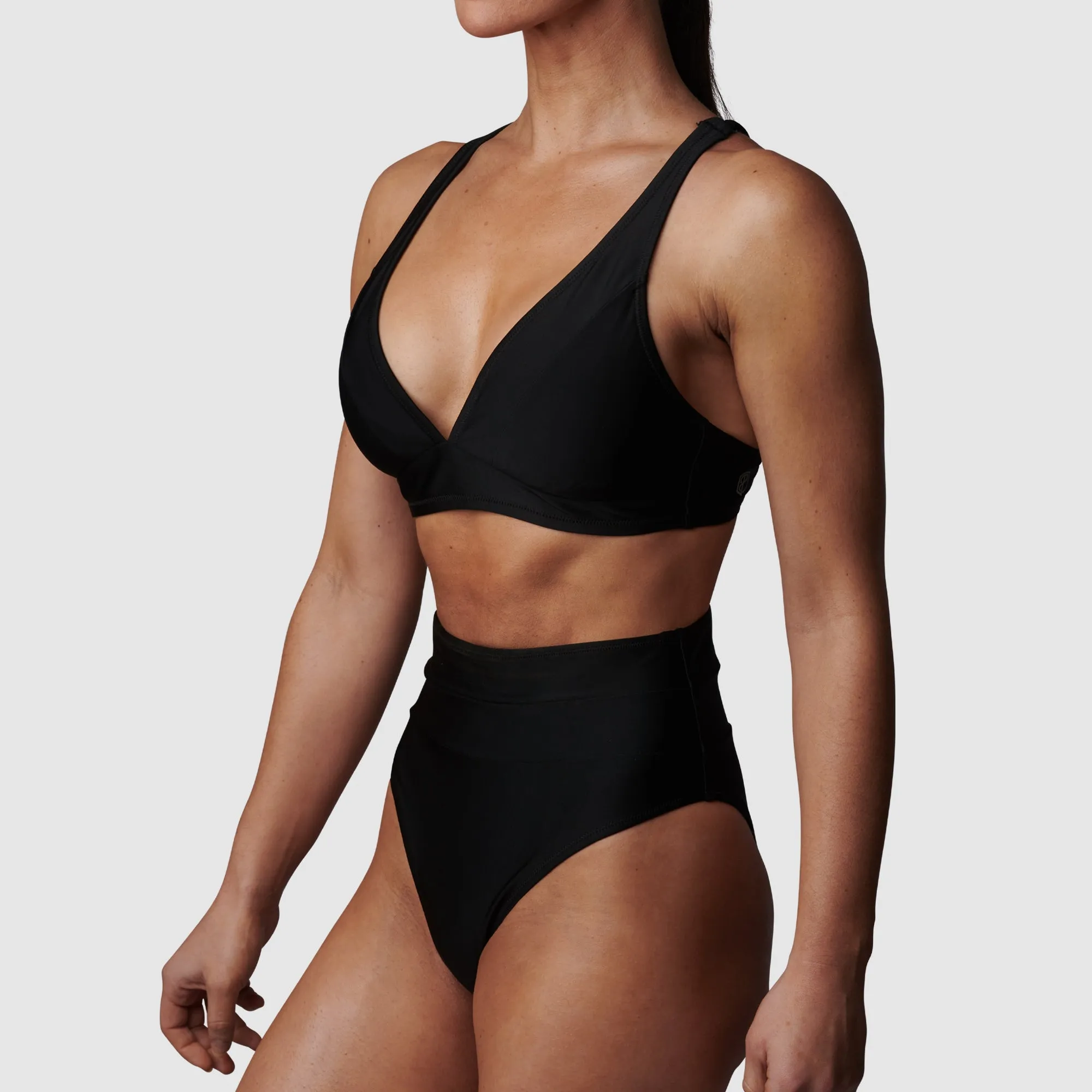 High Tide Bikini Top (Black)