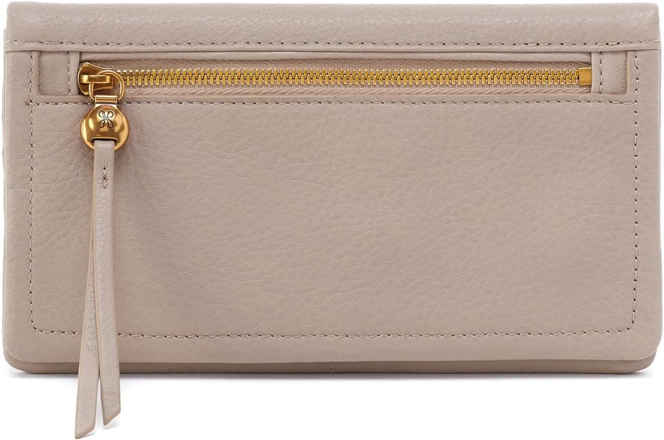 HOBO Lumen Continental Bifold Leather Wallet for Women, Snap Closure