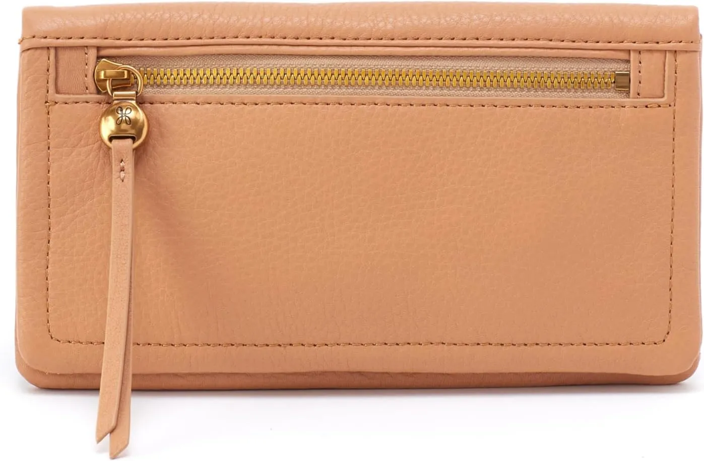 HOBO Lumen Continental Bifold Leather Wallet for Women, Snap Closure