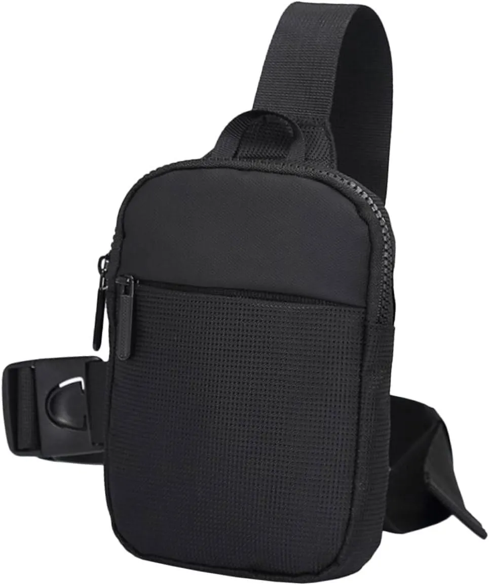 Homoyoyo Men's Waist Carrying Bag Chest Bag Adjustable Strap Outdoor Waist Pouch Fanny Pack