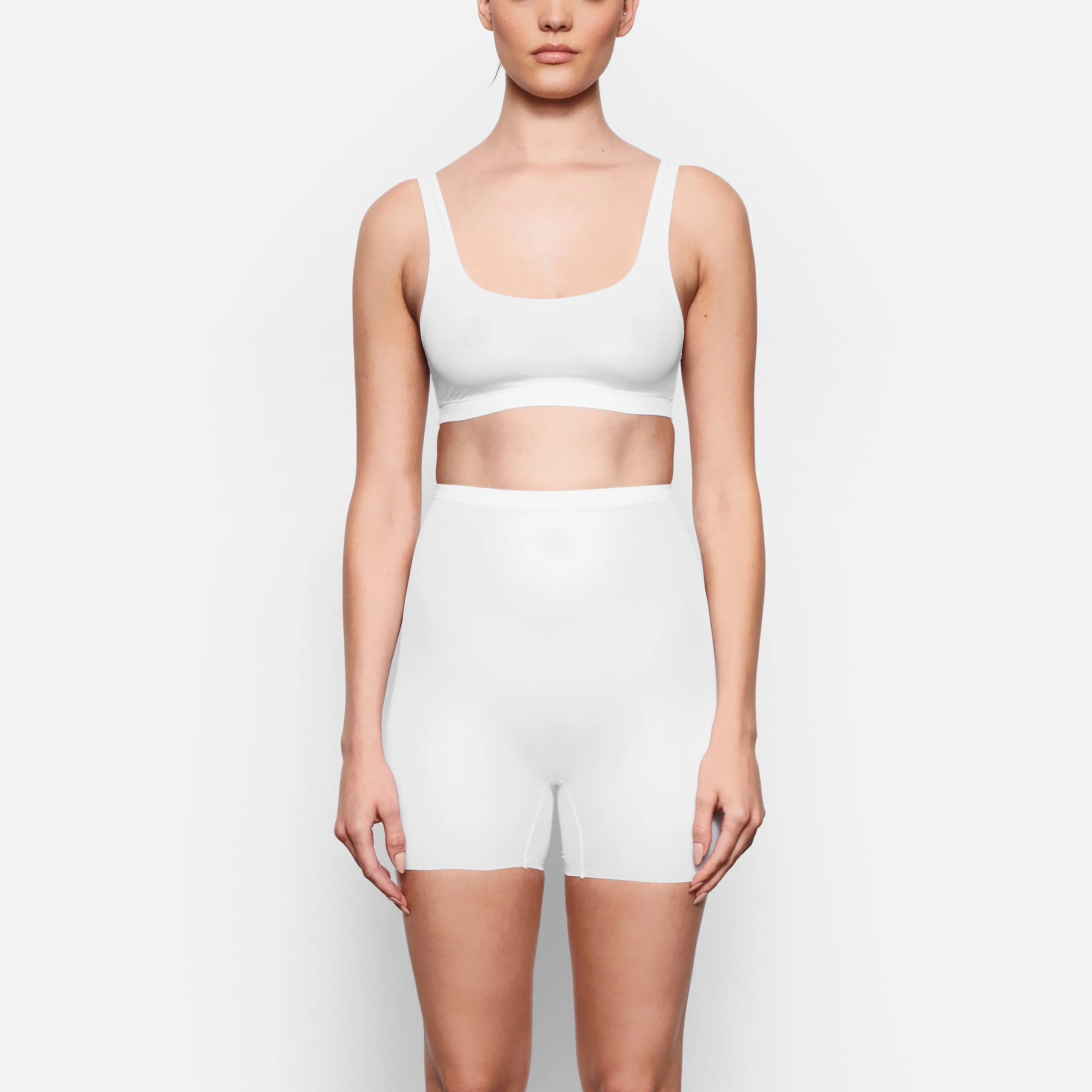 JELLY SHEER SCOOP NECK BRALETTE | MARBLE