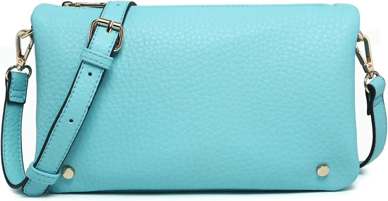 JEN & CO. Phiona Stud Crossbody Bags Vegan Leather Clutch Purses Shoulder Handbag Wallets for Women