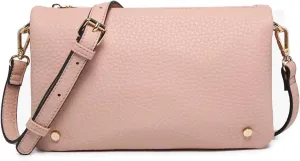 JEN & CO. Phiona Stud Crossbody Bags Vegan Leather Clutch Purses Shoulder Handbag Wallets for Women