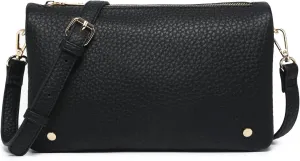 JEN & CO. Phiona Stud Crossbody Bags Vegan Leather Clutch Purses Shoulder Handbag Wallets for Women