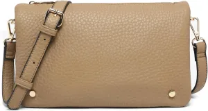 JEN & CO. Phiona Stud Crossbody Bags Vegan Leather Clutch Purses Shoulder Handbag Wallets for Women
