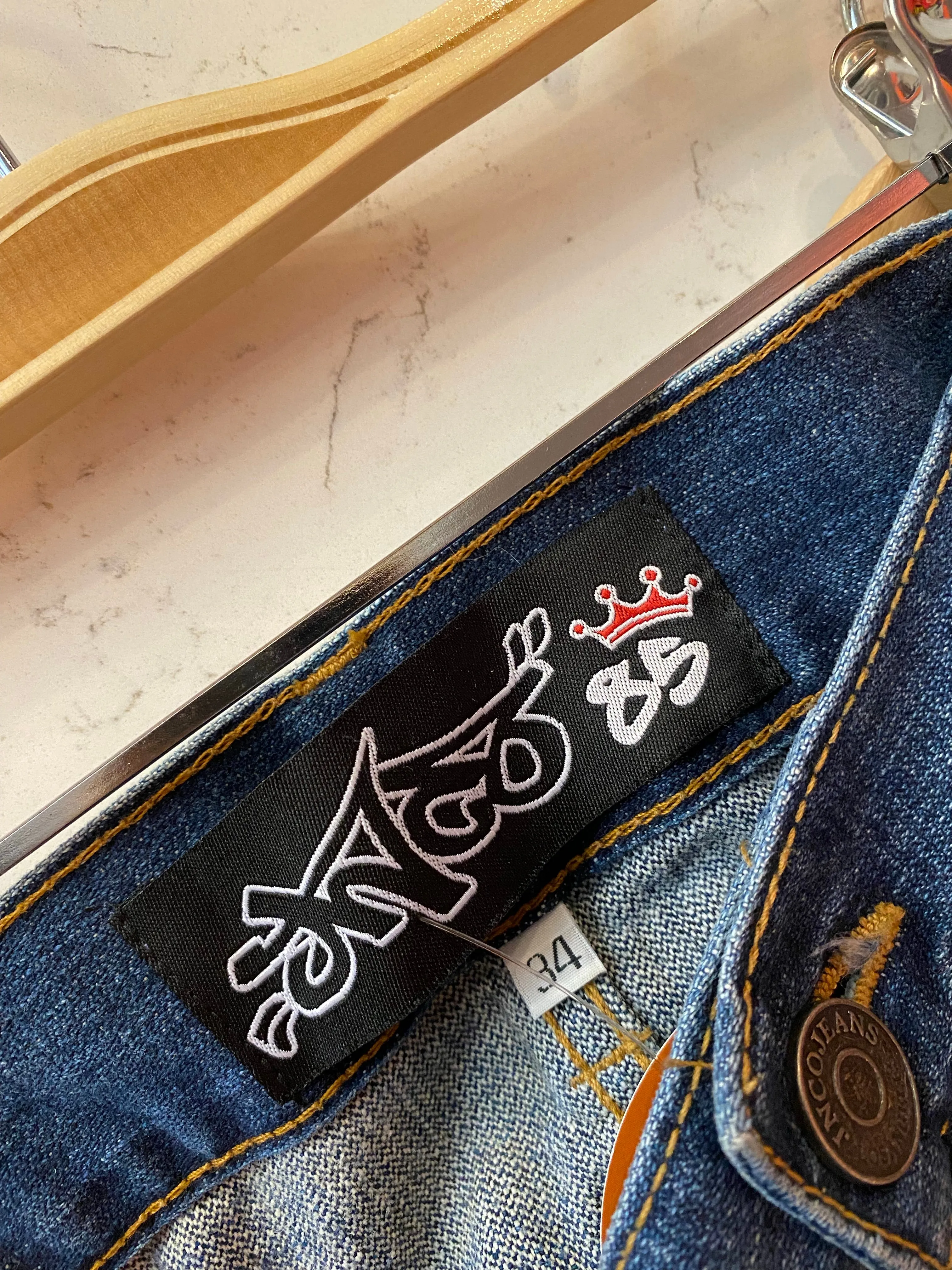 JNCO Denim Jeans: 34x32