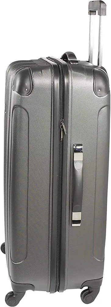 Kenneth Cole REACTION Out of Bounds Lightweight Hardshell 4-Wheel Spinner Luggage, Rose Gold, 28-Inch Checked
