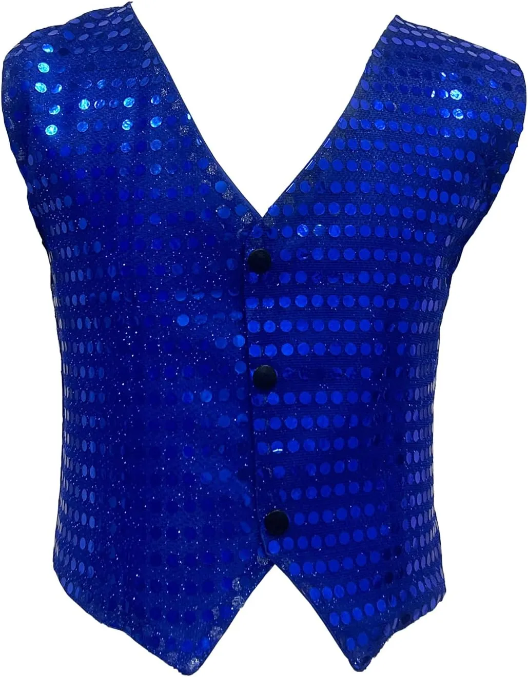 Kids Boys Girls Sequined Dance Hip Hop Performance Party Costume Vests Jacket Waistcoat