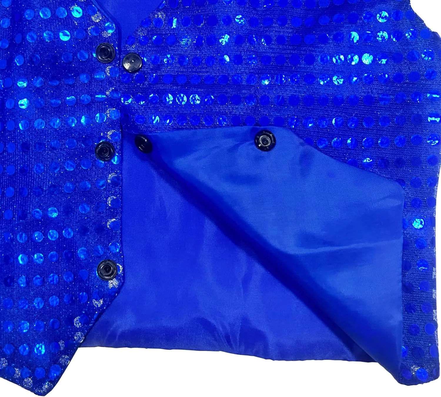 Kids Boys Girls Sequined Dance Hip Hop Performance Party Costume Vests Jacket Waistcoat