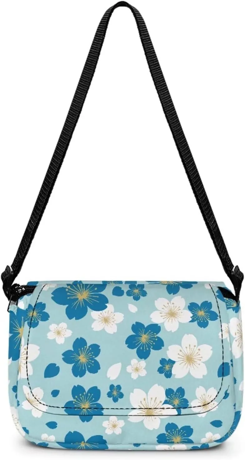 Kids Fashion Crossbody Purse Lightweight Messenger Bag with Zipper and Adjustable Strap for School Travel