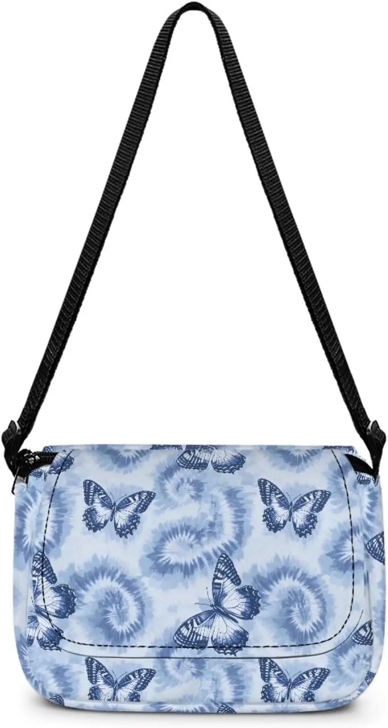 Kids Fashion Crossbody Purse Lightweight Messenger Bag with Zipper and Adjustable Strap for School Travel
