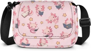 Kids Fashion Crossbody Purse Lightweight Messenger Bag with Zipper and Adjustable Strap for School Travel