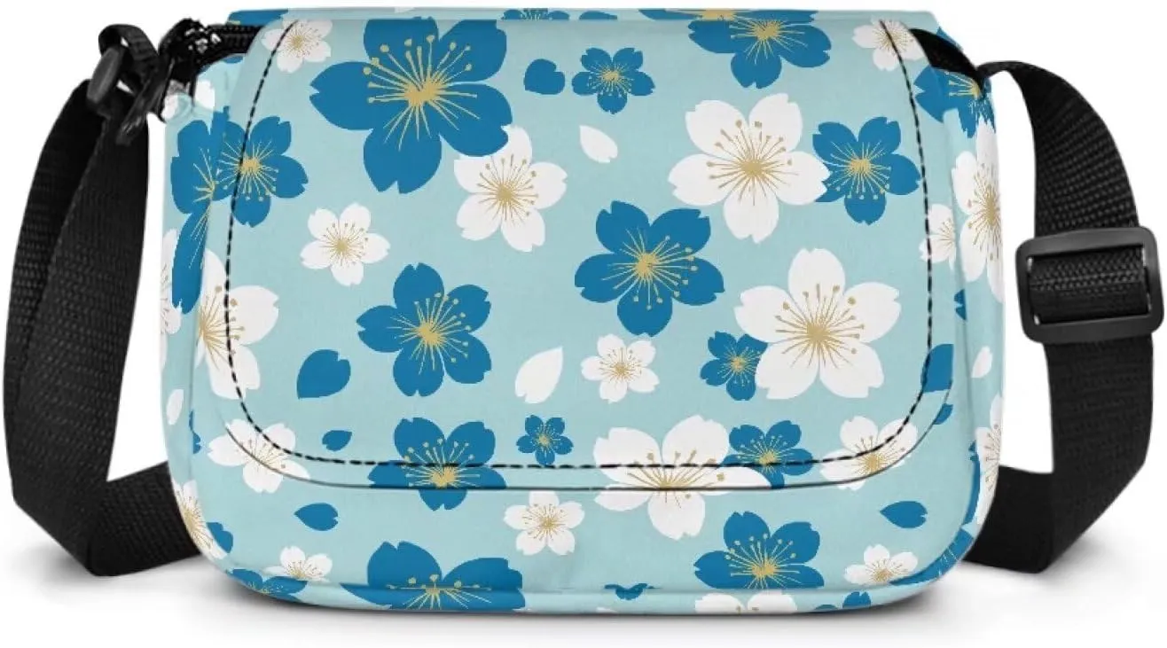 Kids Fashion Crossbody Purse Lightweight Messenger Bag with Zipper and Adjustable Strap for School Travel