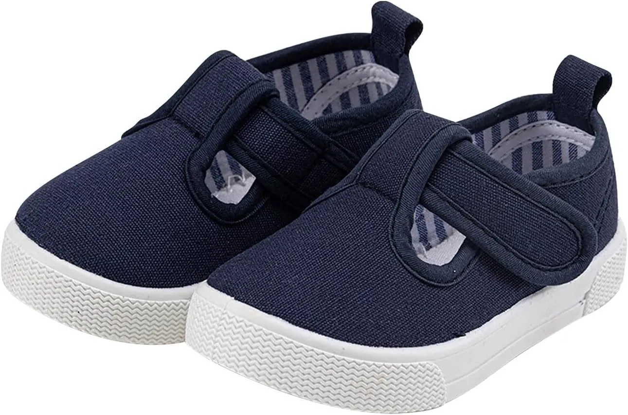 Kids Shoes Toddler Baby Boy Girl Shoes Flat Shoes Bao Head One Foot Off Girl Canvas Shoes Toddler Running Shoes Girls