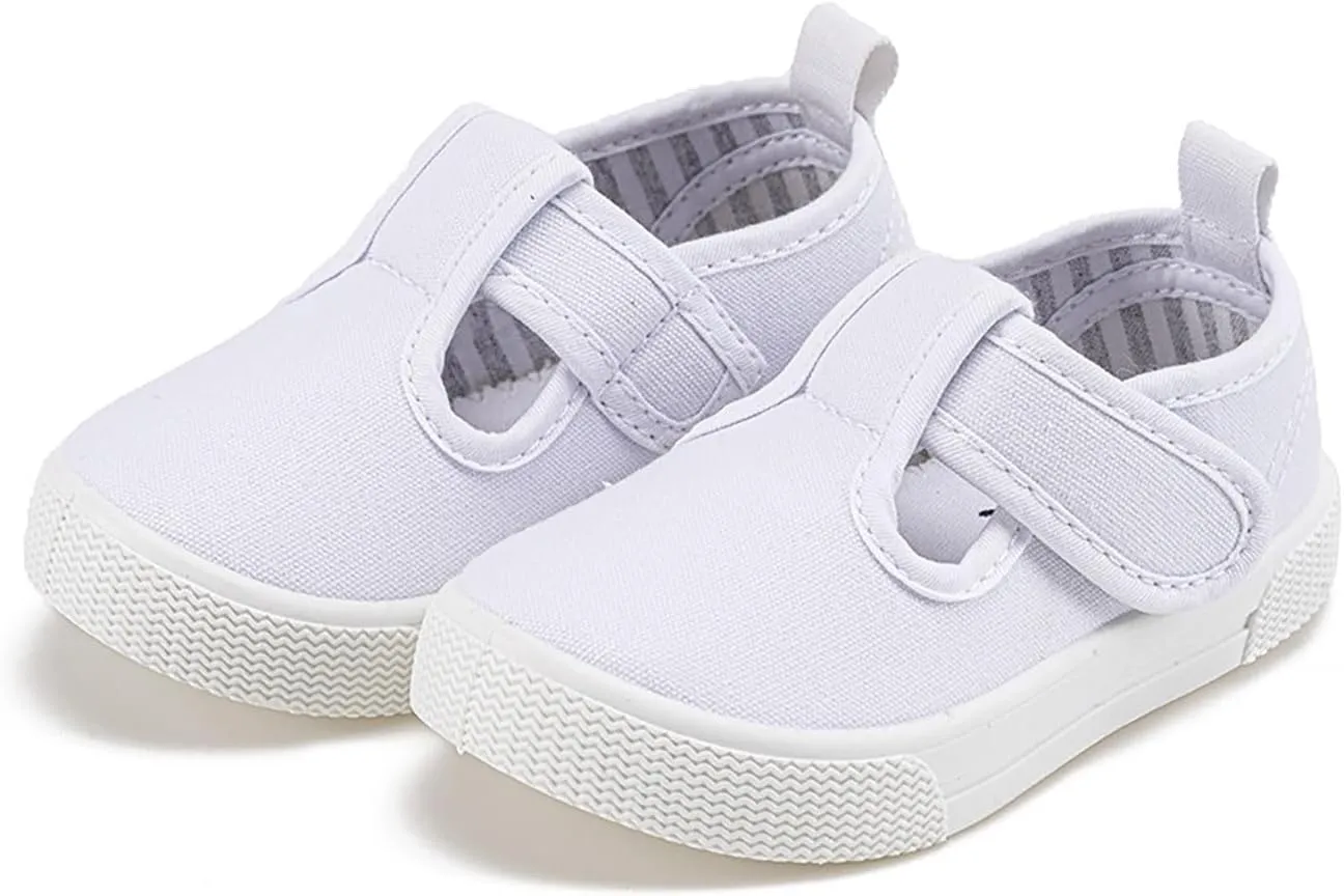 Kids Shoes Toddler Baby Boy Girl Shoes Flat Shoes Bao Head One Foot Off Girl Canvas Shoes Toddler Running Shoes Girls
