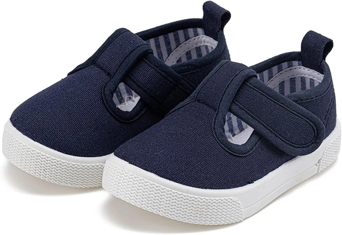 Kids Shoes Toddler Baby Boy Girl Shoes Flat Shoes Bao Head One Foot Off Girl Canvas Shoes Toddler Running Shoes Girls