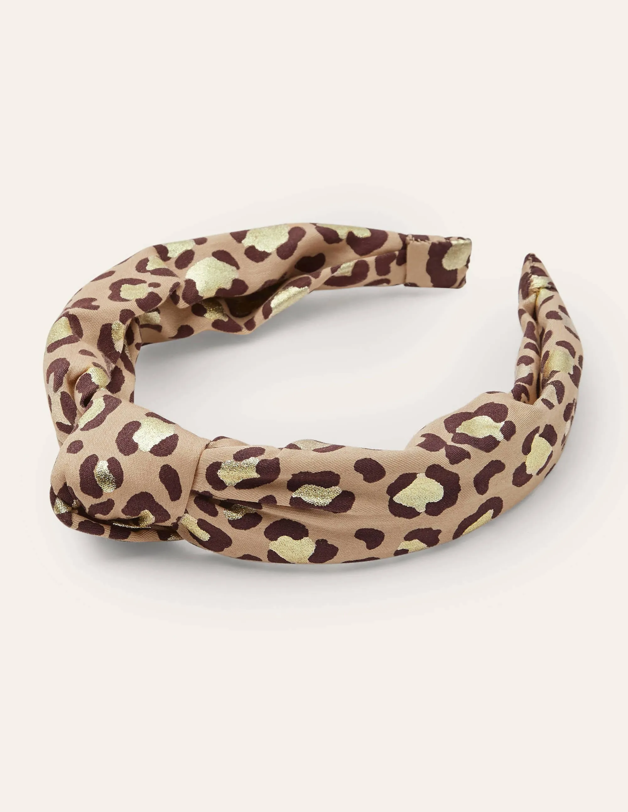 Knotted Headband-Leopard
