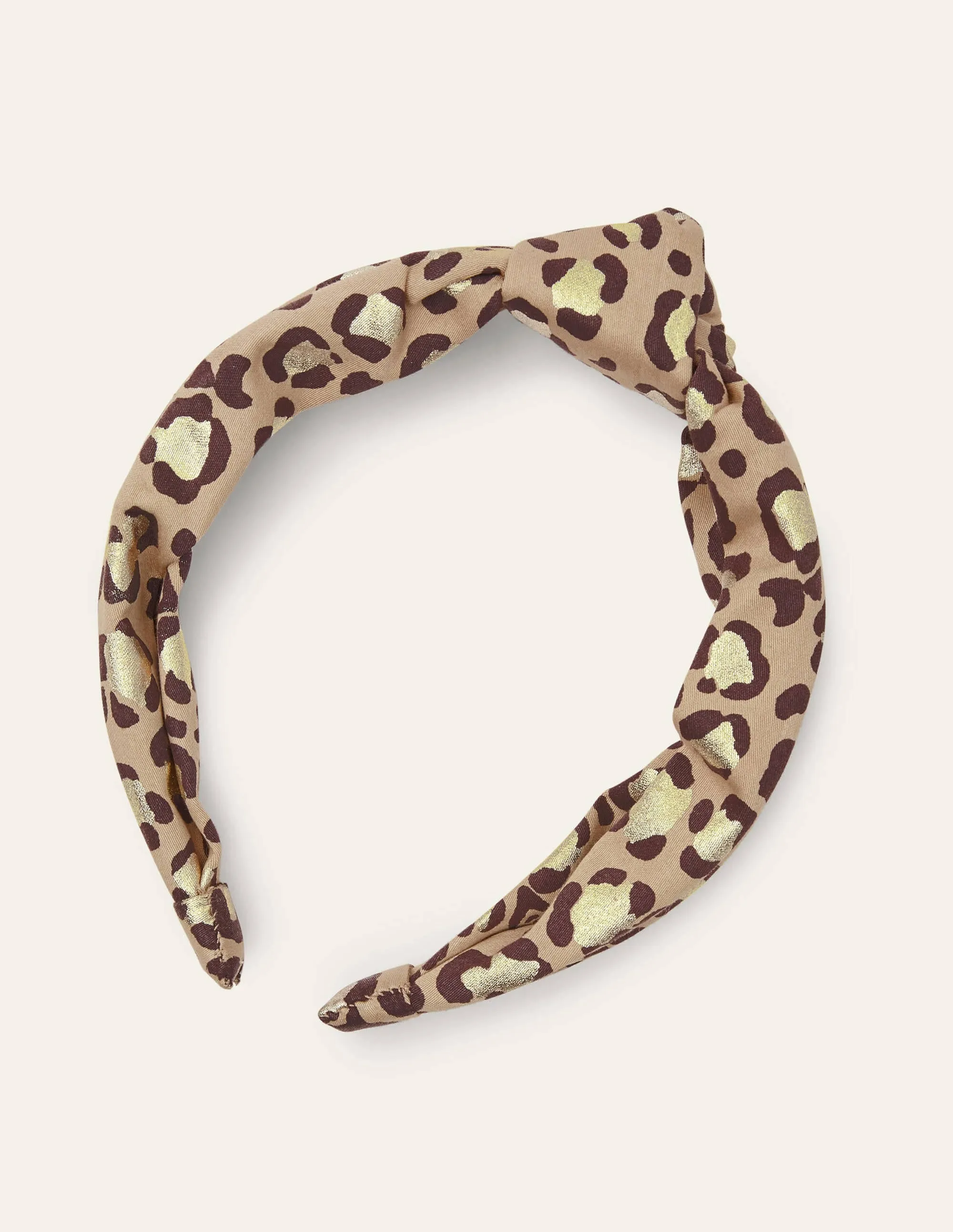 Knotted Headband-Leopard