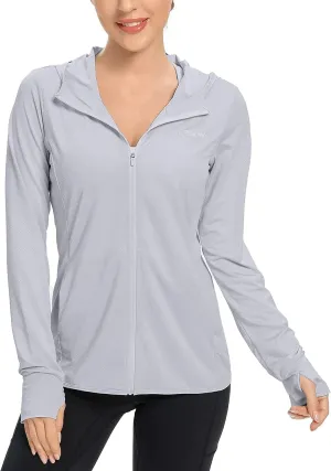 KPSUN Women's UPF 50  UV Sun Protection Clothing Zip Up Hoodie SPF Long Sleeve Sun Shirt Fishing Hiking Outdoor Jacket