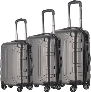 Lightweight Suitcases 3pcs Luggage Sets Wear-Resistance 20/24/28inch Lightweight Suitcase Spinner Wheels Suitcase Trolley