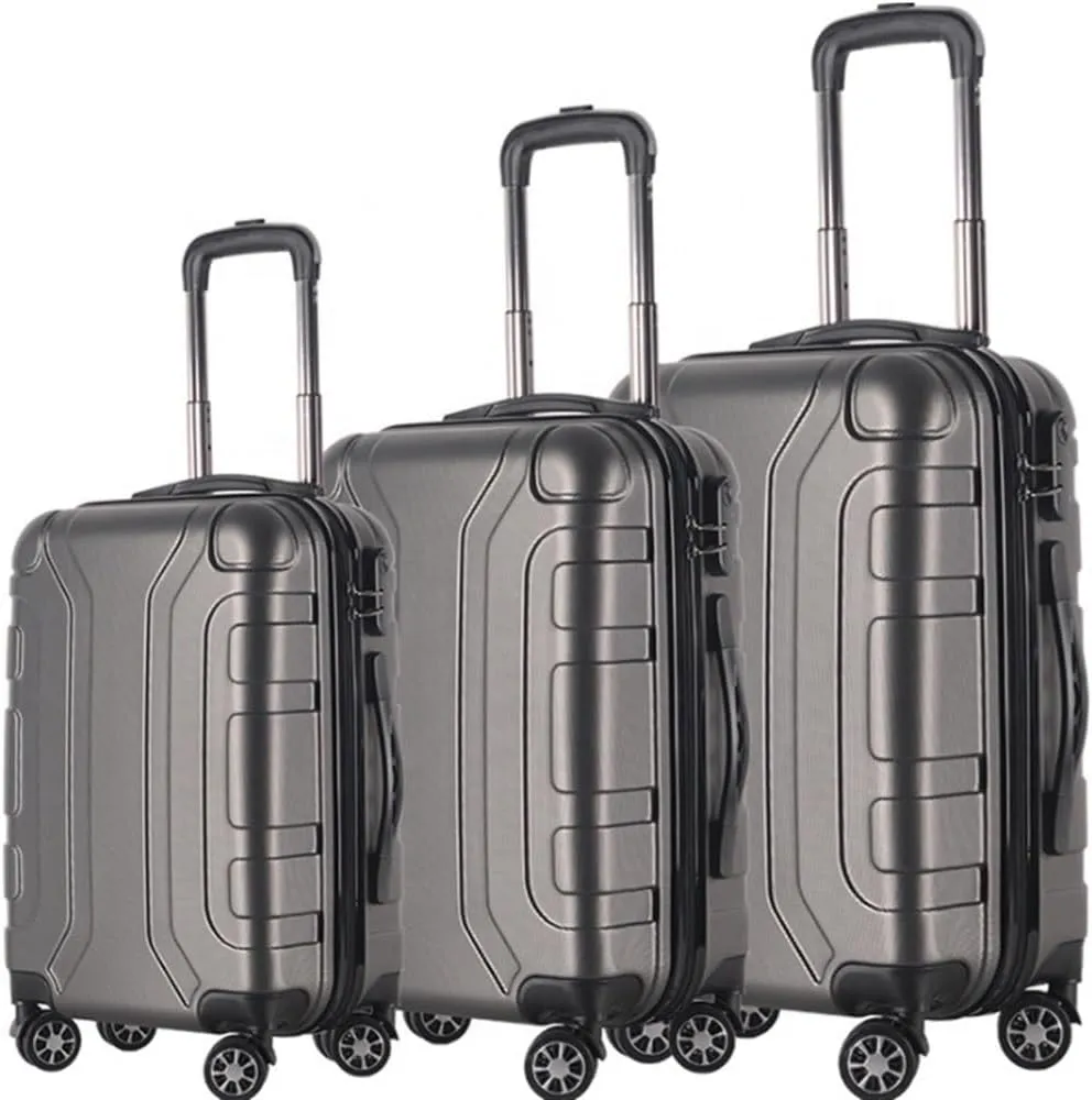 Lightweight Suitcases 3pcs Luggage Sets Wear-Resistance 20/24/28inch Lightweight Suitcase Spinner Wheels Suitcase Trolley