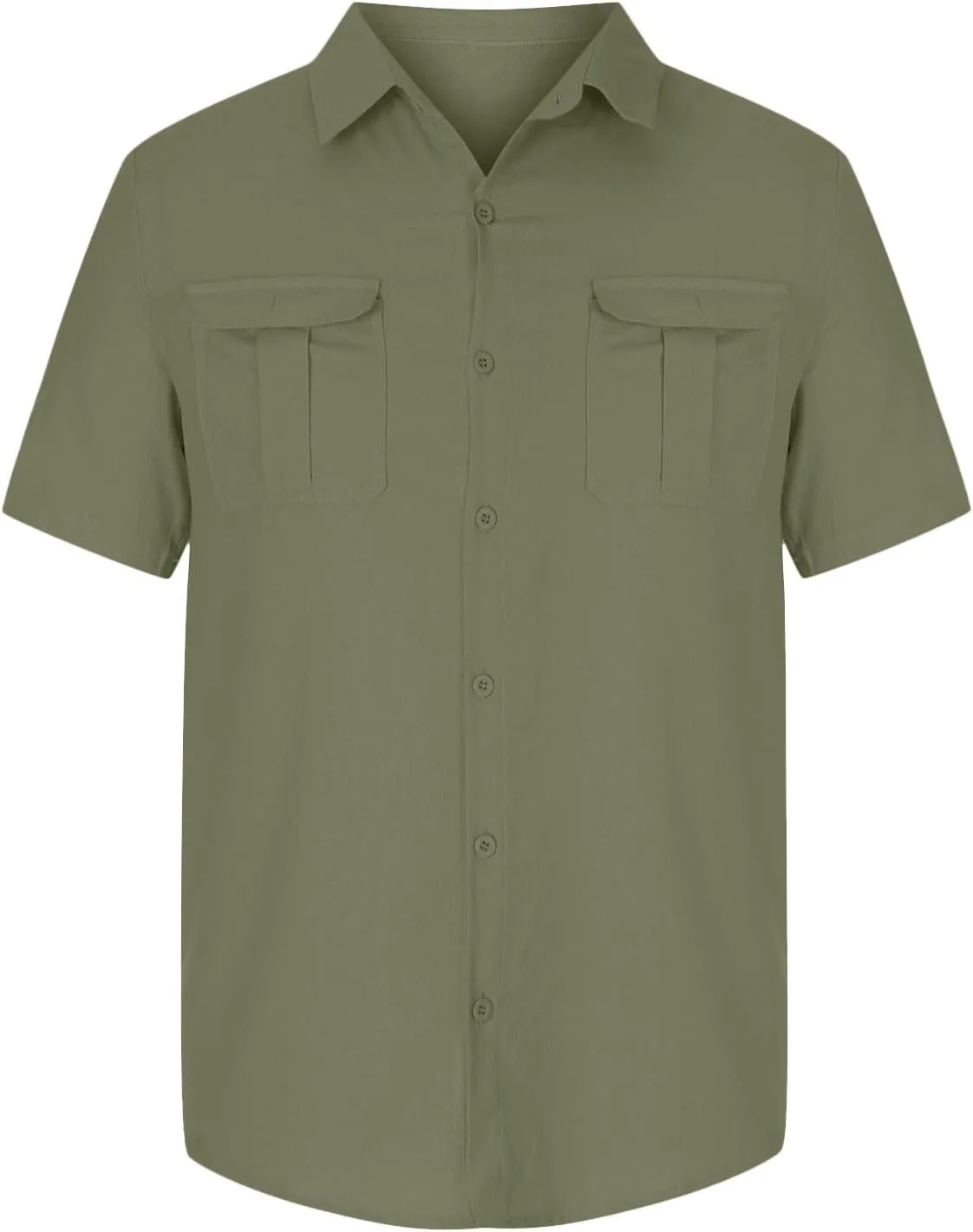 Linen Shirts for Men Short Sleeve Button Down Shirt Summer Vacation Clothes Hawaiian Beach Tops Hawaiian Work Shirt