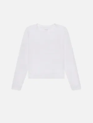 Long Sleeve Baby Tee -- White