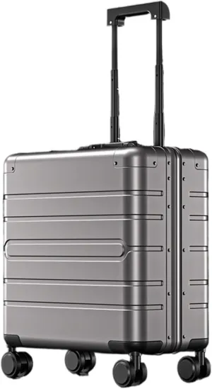 Luggage Carry-on Travel Luggage 18 Inches All Aluminum Magnesium Alloy Trolley Case Small Boarding Box Universal Wheel Suitcase Suitcase(E)