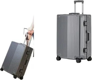 Luggage Travel Suitcase Universal Wheel Luggage Men And Women Large Size Trolley Case Ins Internet Hot New Password Boarding Bag Suitcase(V,20 inches)
