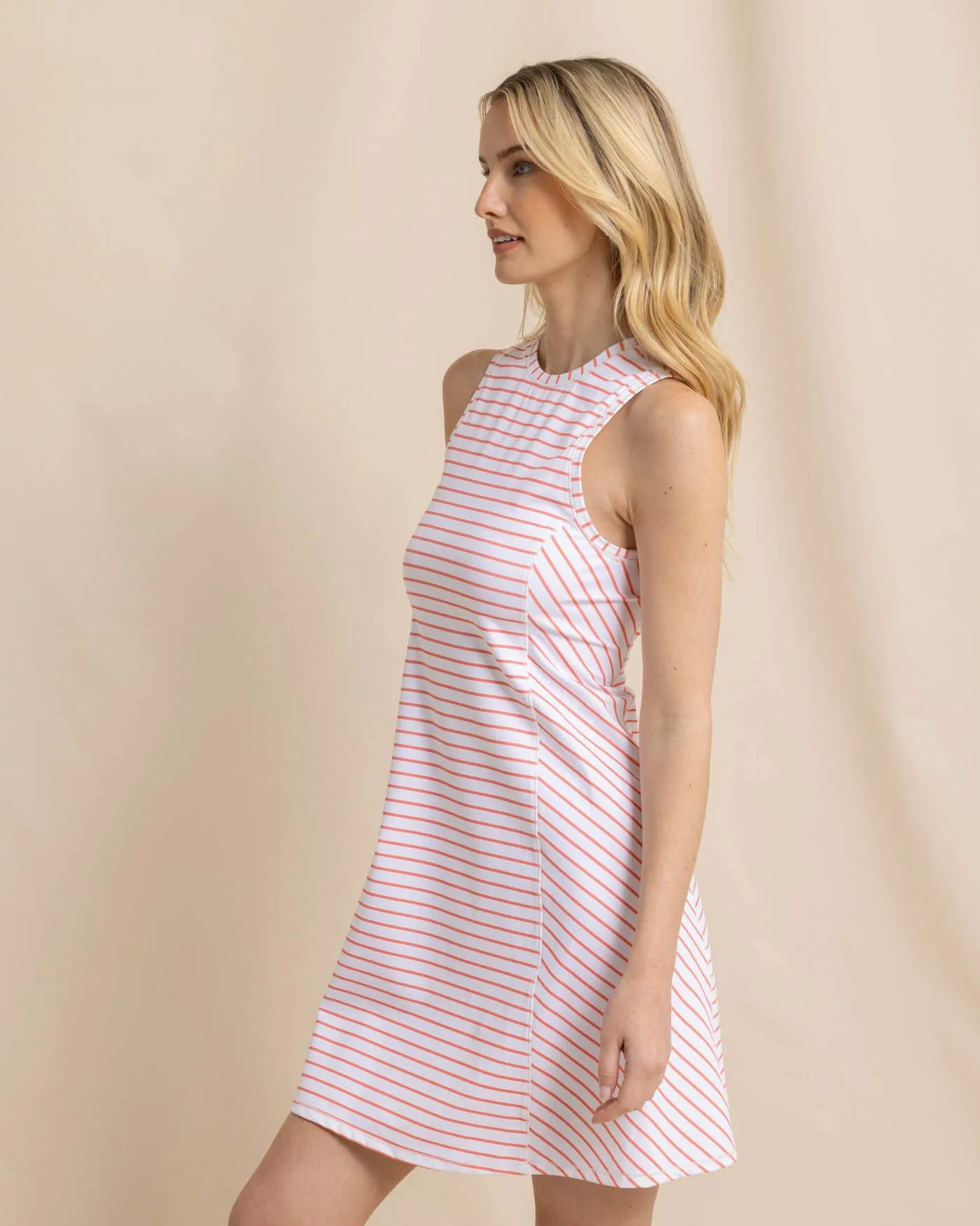 Lyllee Striped Performance Dress