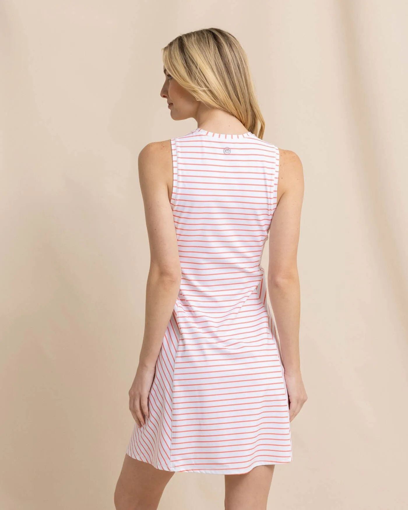 Lyllee Striped Performance Dress
