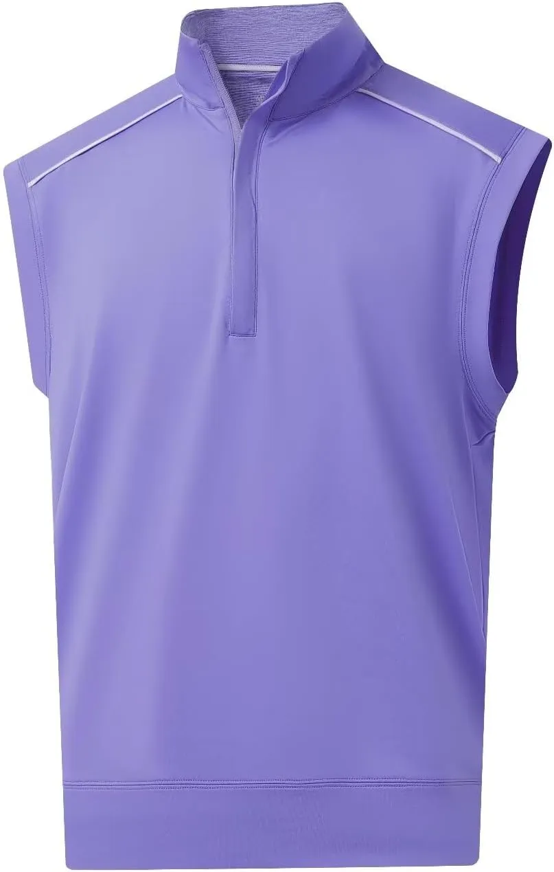 M MAELREG Golf Vests For Men Dry Fit Lightweight Moisture Wicking Performance Sports Breathable Golf 1/4 Zip Pullover Men