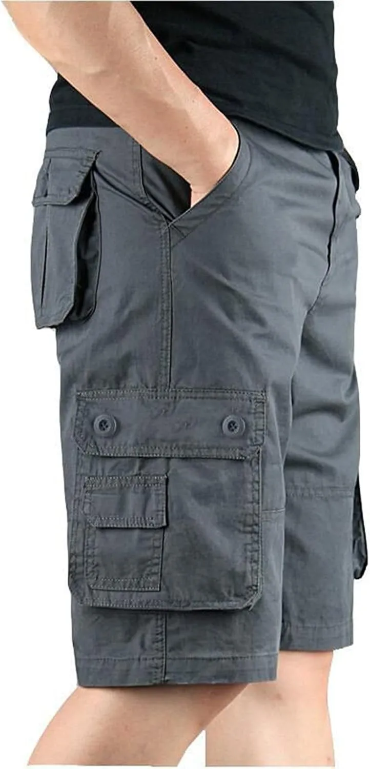 Mens Cargo Shorts and Pants Leisure Color Fashion Men's Solid Summer Men's Pants Shorts Men Cargo Union Cargo Shorts